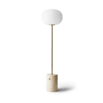 Lámpara de pie JWDA - Travertino-latón cepillado, 130 cm - Audo Copenhagen