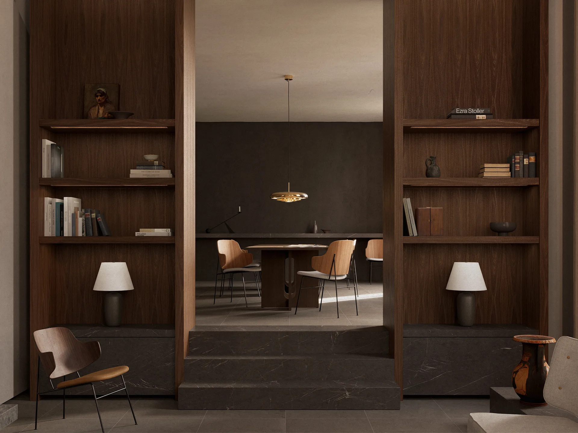 Lámpara de techo Resonant Ø53 cm, Latón Audo Copenhagen