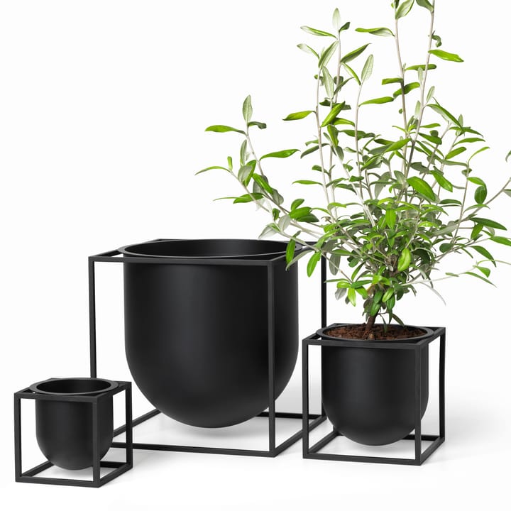Maceta Kubus 10 cm, negro Audo Copenhagen