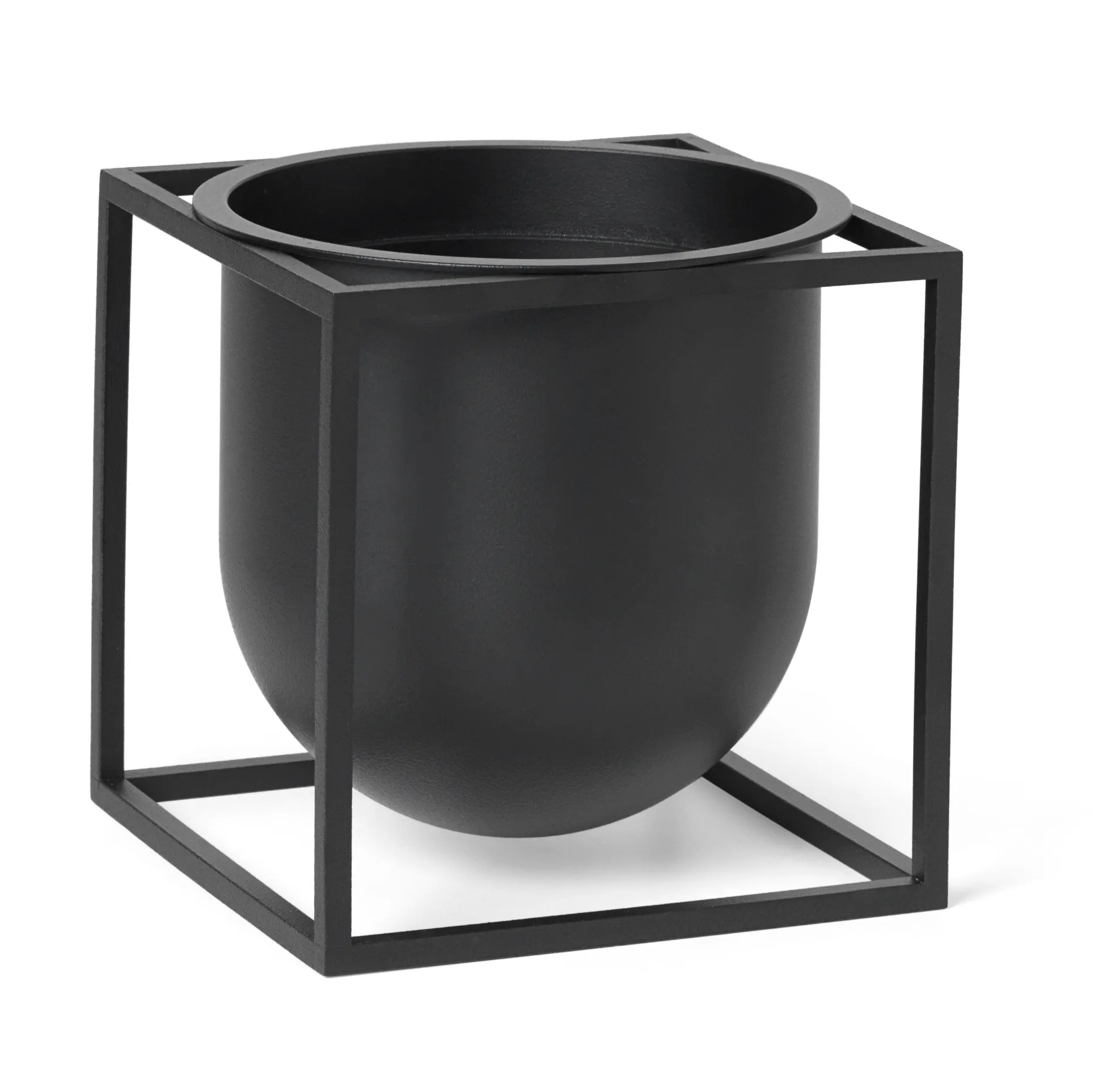 Maceta Kubus 14 cm, negro Audo Copenhagen