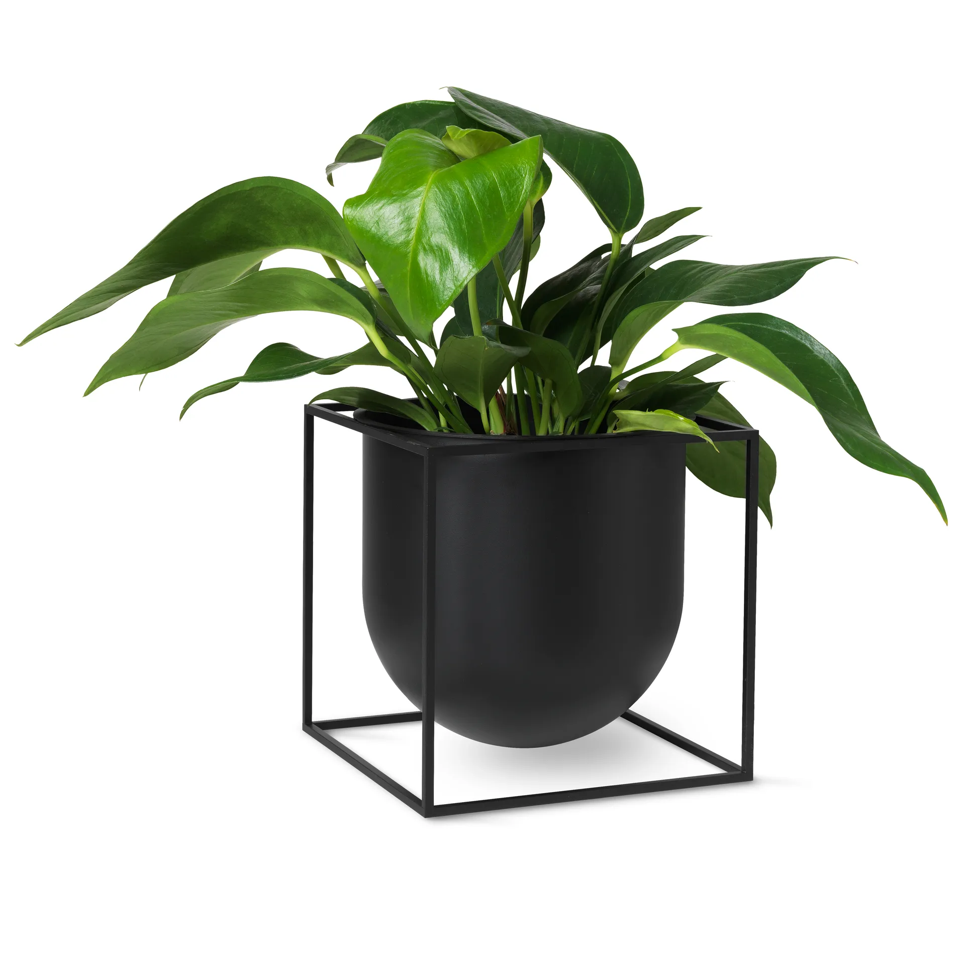 Maceta Kubus 23 cm, negro Audo Copenhagen