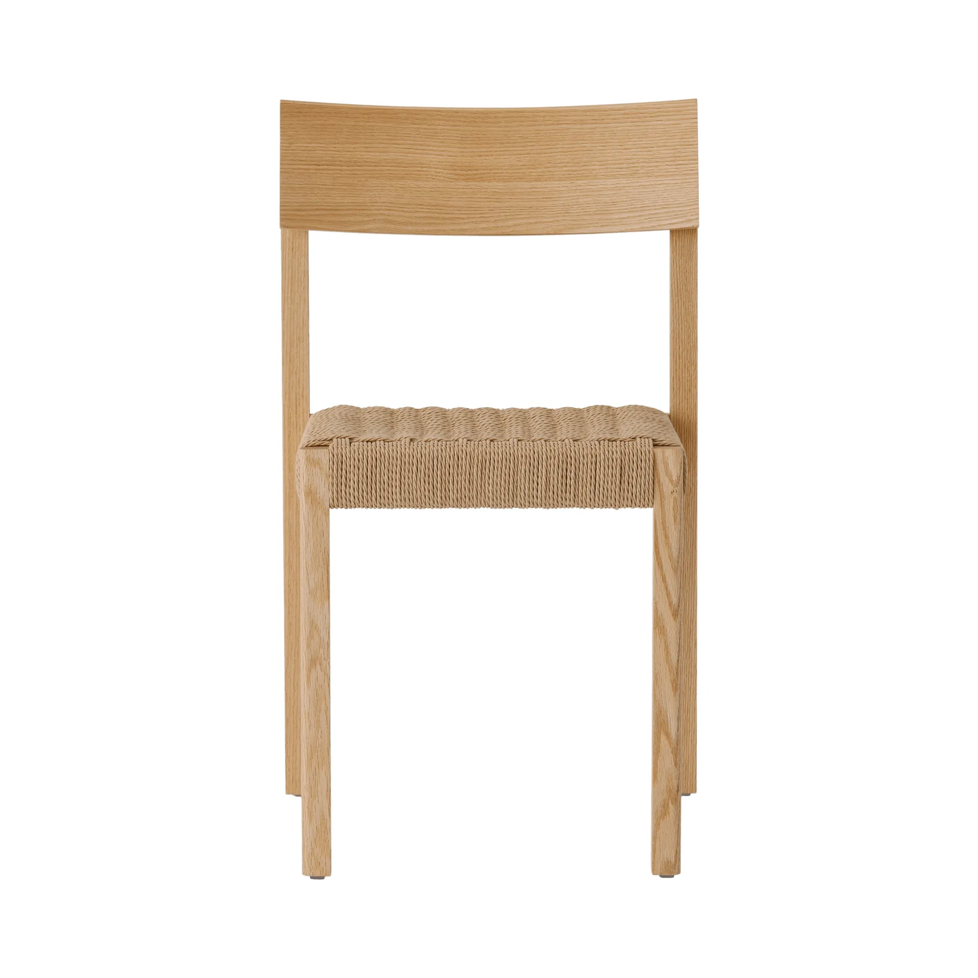 Mauro silla, Roble natural-asiento trenzado natural Audo Copenhagen