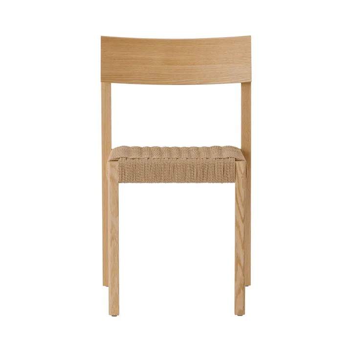 Mauro silla - Roble natural-asiento trenzado natural - Audo Copenhagen
