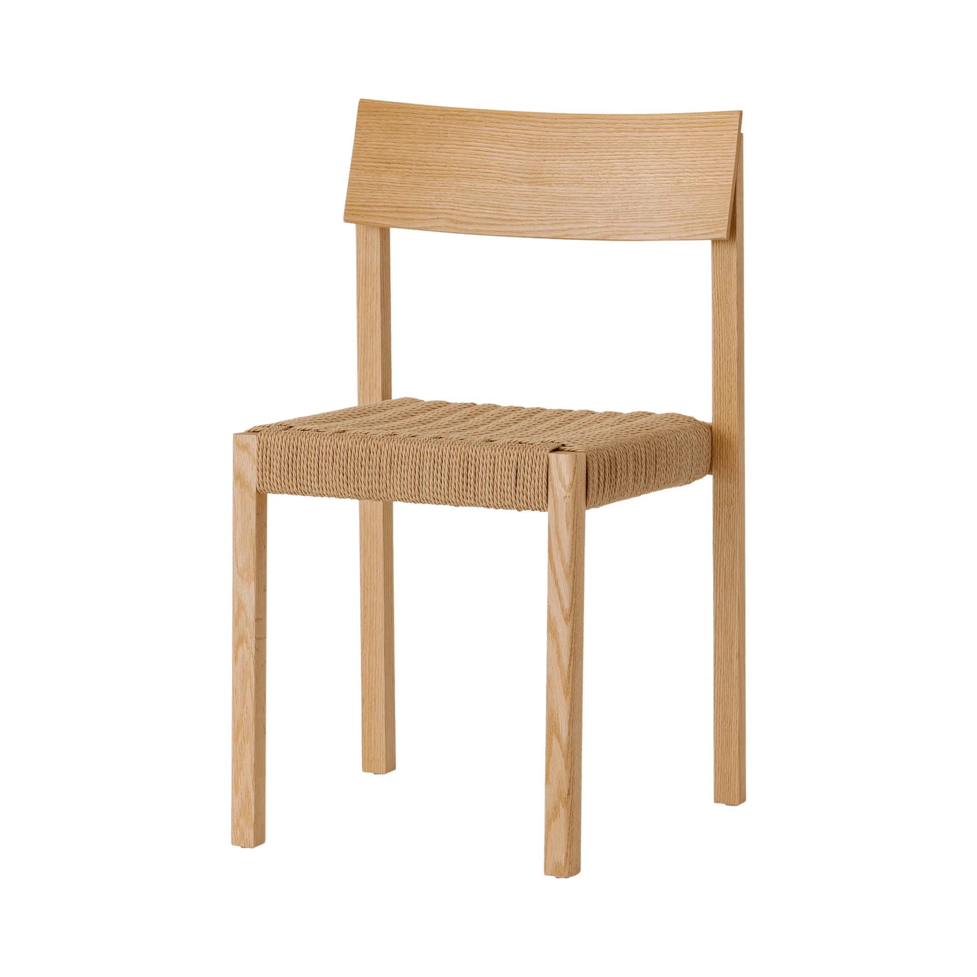 Mauro silla, Roble natural-asiento trenzado natural Audo Copenhagen