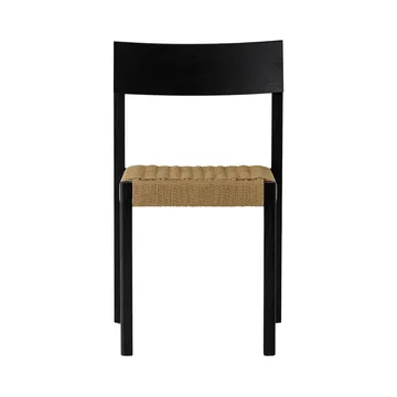 Mauro silla - Roble negro-asiento trenzado natural - Audo Copenhagen
