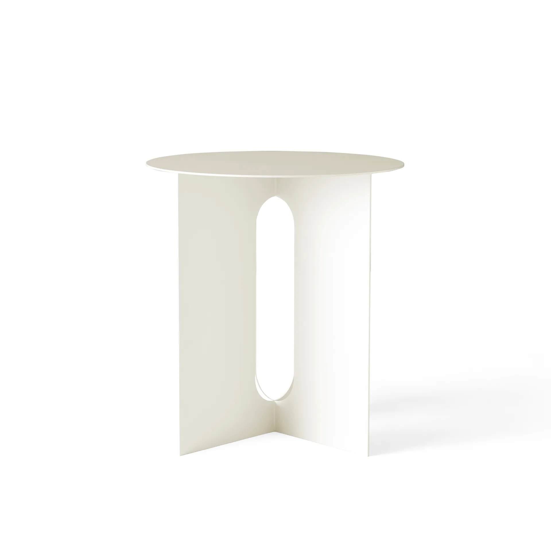 Mesa auxiliar Androgyne Ø40x43 cm, marfil Audo Copenhagen