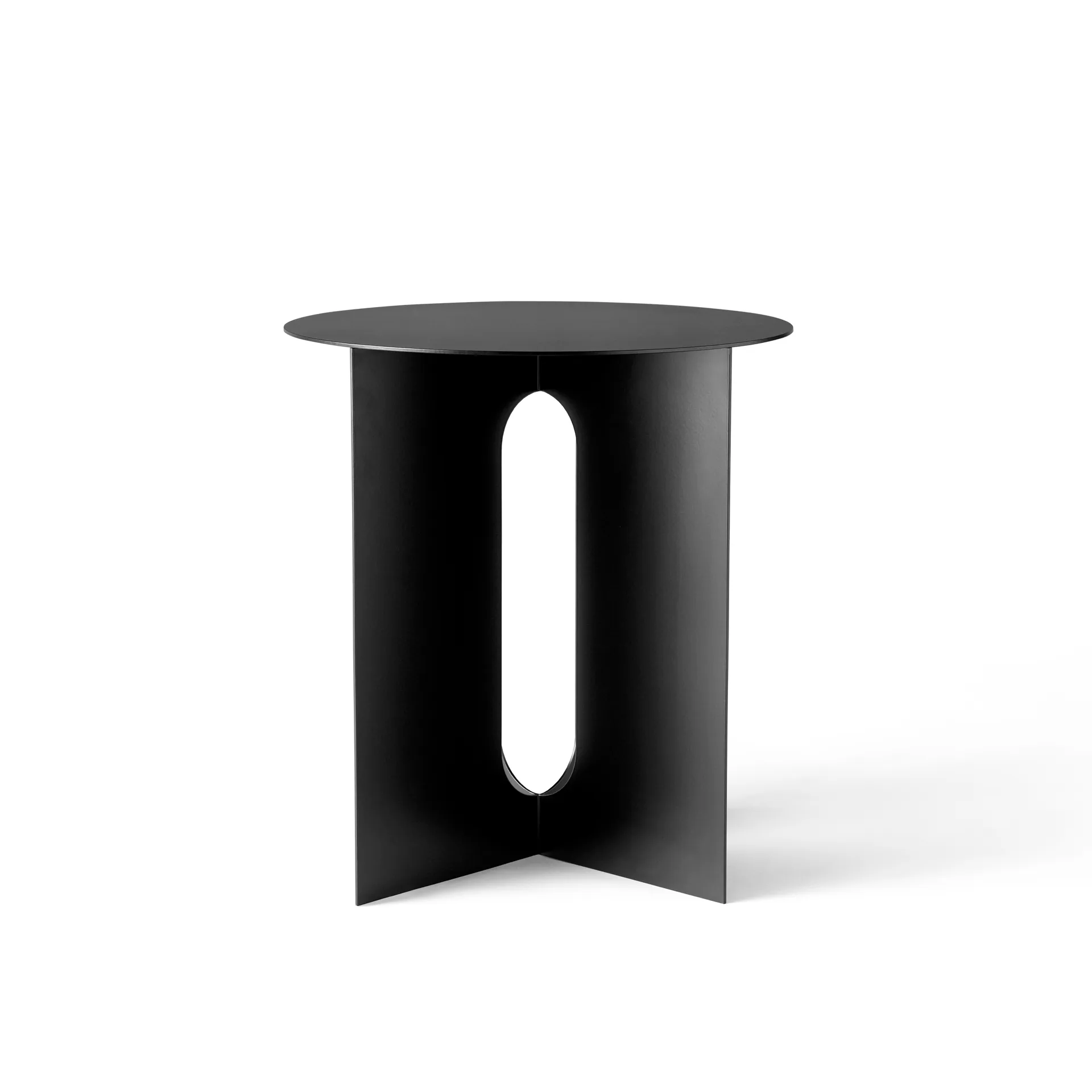 Mesa auxiliar Androgyne Ø40x43 cm, Negro Audo Copenhagen