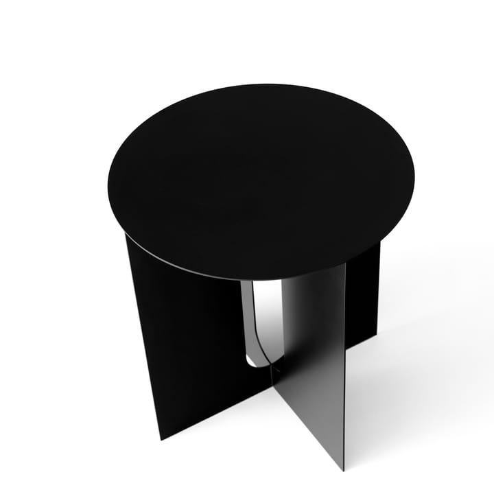 Mesa auxiliar Androgyne patas de acero, negro Audo Copenhagen