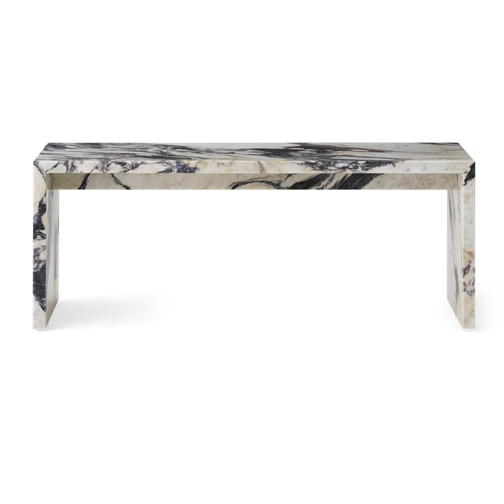 Mesa auxiliar Plinth Bridge, Calacatta Viola Audo Copenhagen