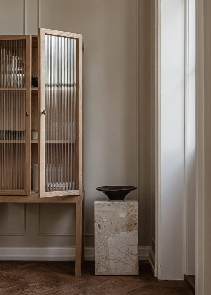 Mesa auxiliar Plinth tall 30x30x51 cm, Kunis Breccia Audo Copenhagen