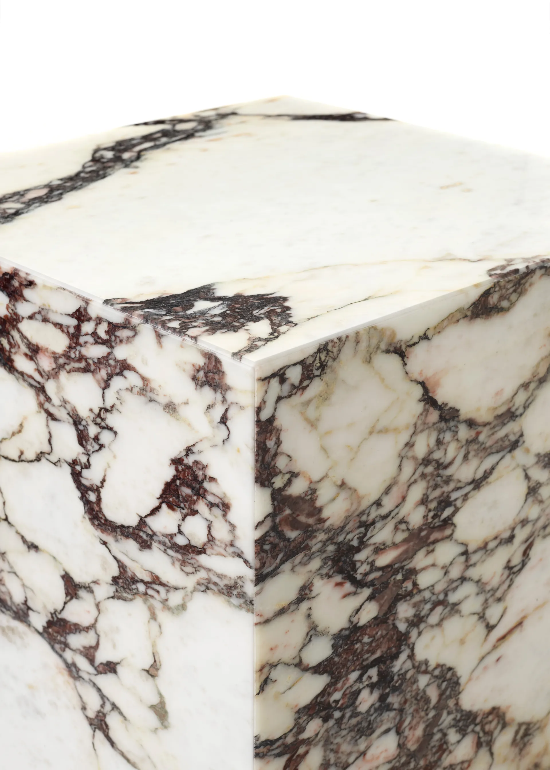 Mesa auxiliar Plinth tall 30x30x51 cm, Multi rose Audo Copenhagen