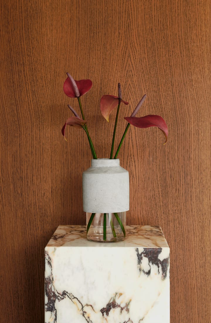 Mesa auxiliar Plinth tall 30x30x51 cm, Multi rose Audo Copenhagen