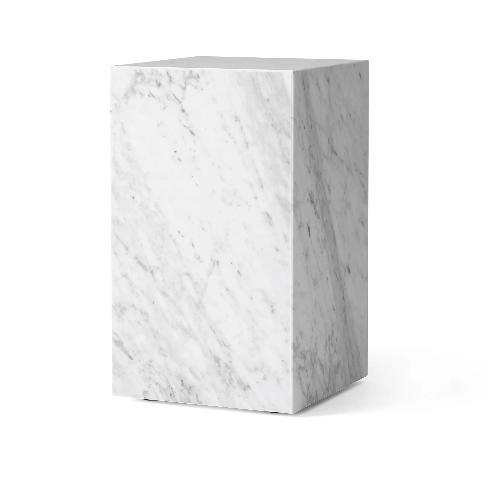 Mesa auxiliar Plinth tall 30x30x51 cm, White Audo Copenhagen