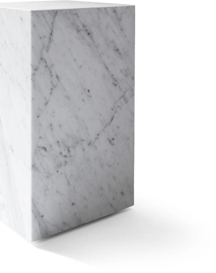 Mesa auxiliar Plinth tall 30x30x51 cm, White Audo Copenhagen