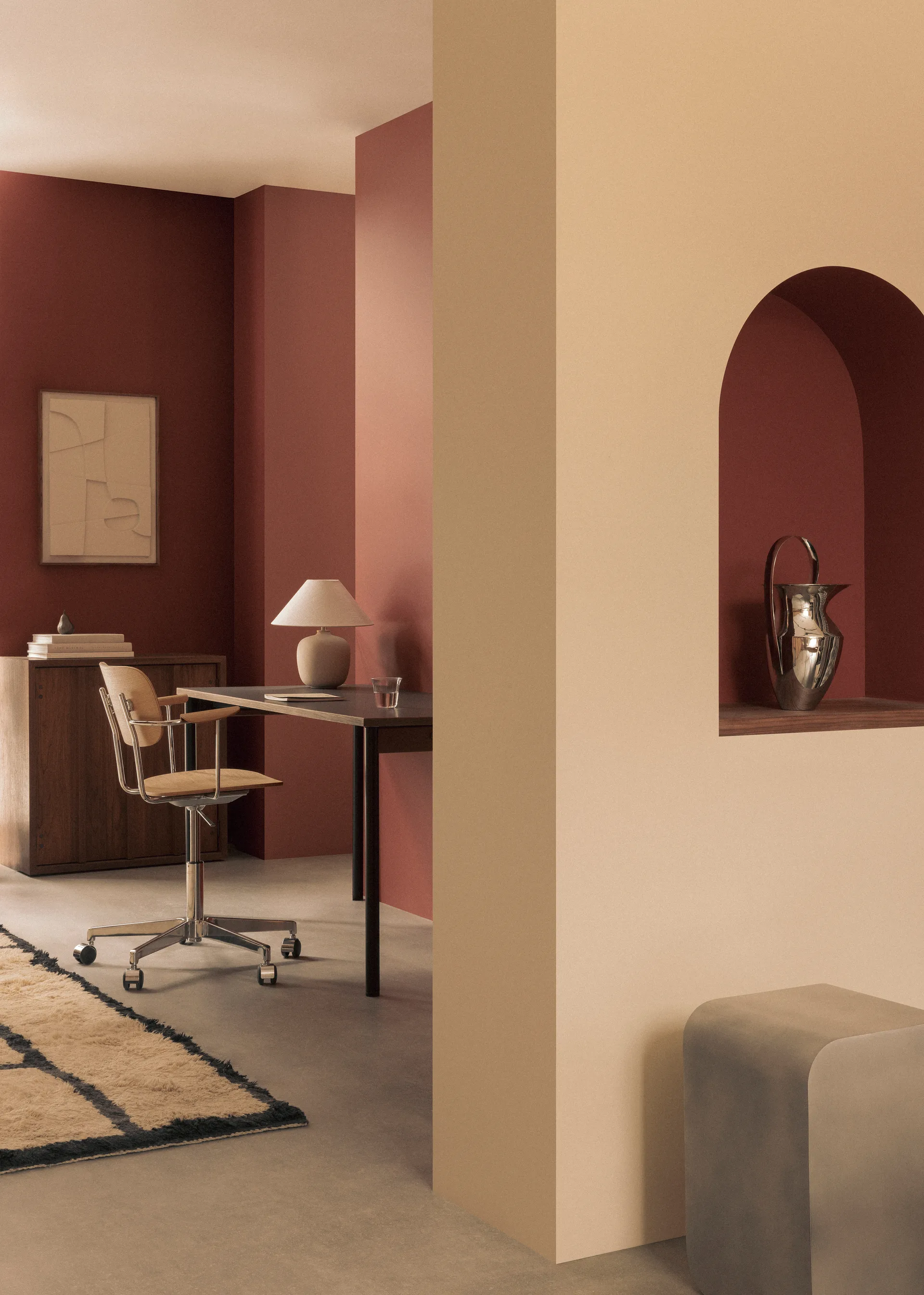 Mesa auxiliar Volume, Aluminium Audo Copenhagen