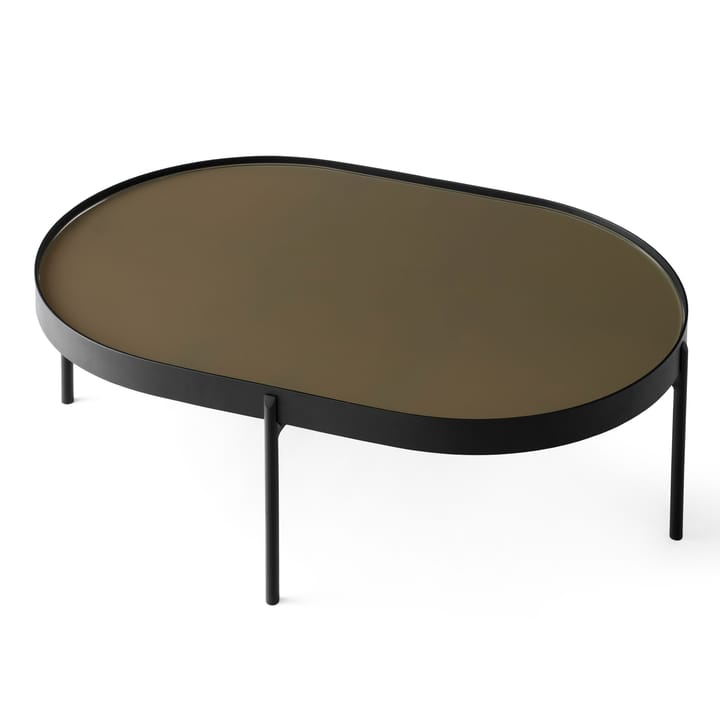 Mesa de centro NoNo L 59,5 x 96,5 cm - Negro-marrón - Audo Copenhagen