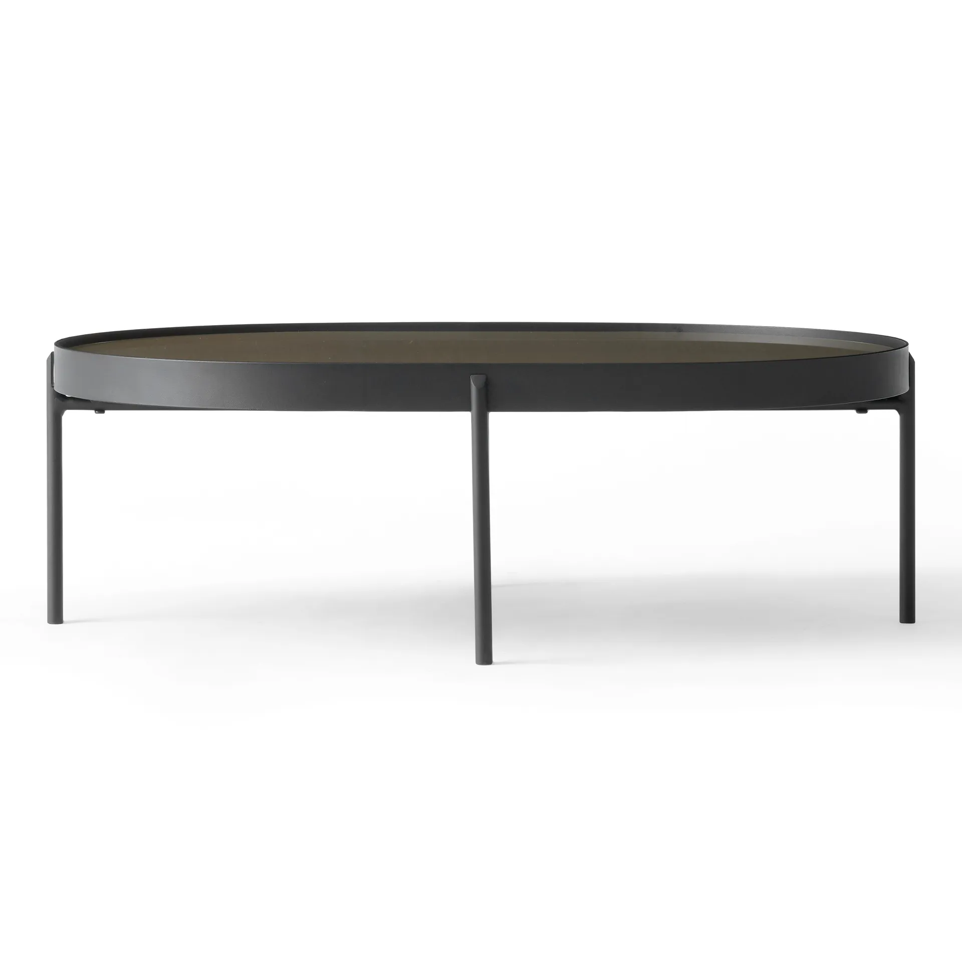 Mesa de centro NoNo L 59,5 x 96,5 cm, Negro-marrón Audo Copenhagen