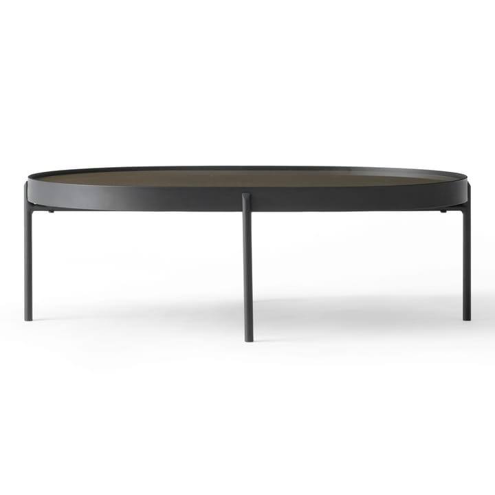 Mesa de centro NoNo L 59,5 x 96,5 cm - Negro-marrón - Audo Copenhagen