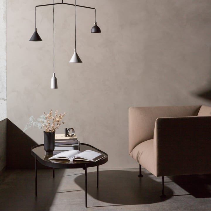Mesa de centro NoNo L 59,5 x 96,5 cm, Negro-marrón Audo Copenhagen