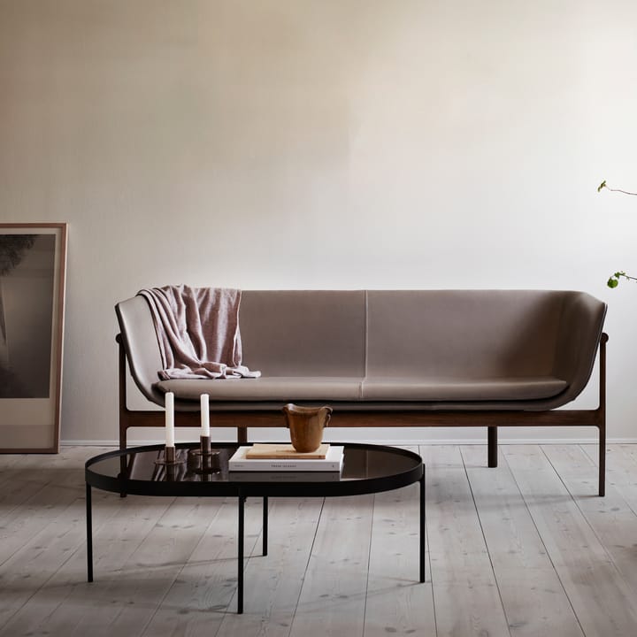 Mesa de centro NoNo L 59,5 x 96,5 cm - Negro-marrón - Audo Copenhagen