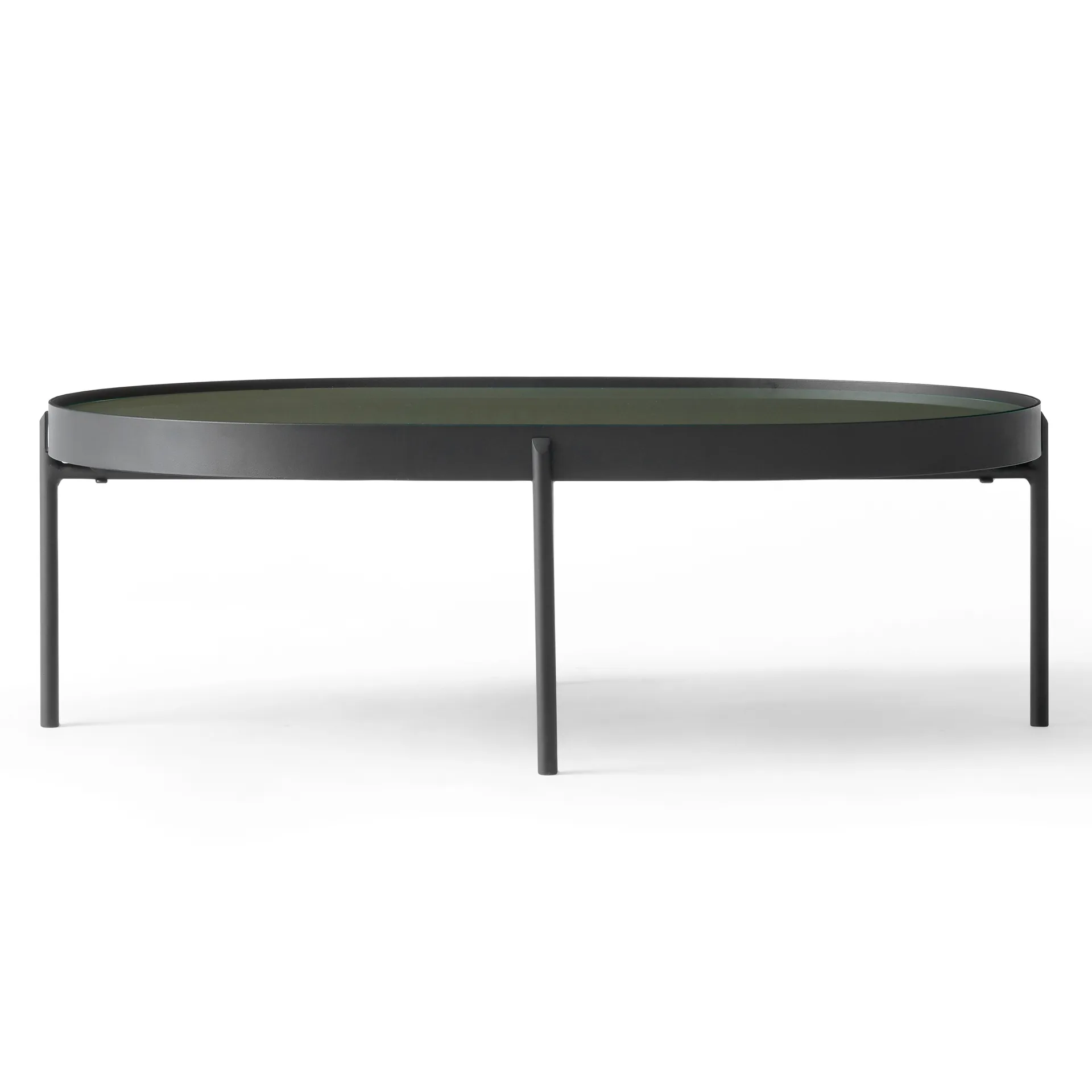 Mesa de centro NoNo L 59,5 x 96,5 cm, Negro-verde oscuro Audo Copenhagen