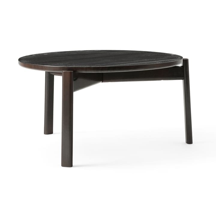 Mesa de centro Passage Ø70 cm, Roble lacado oscuro Audo Copenhagen