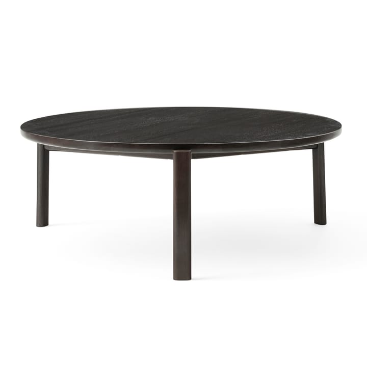 Mesa de centro Passage Ø90 cm - Roble lacado oscuro - Audo Copenhagen