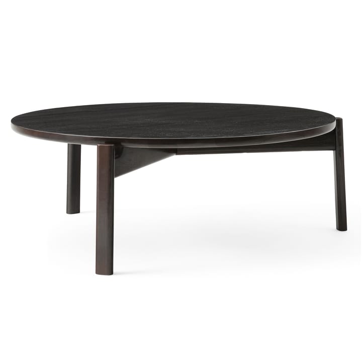 Mesa de centro Passage Ø90 cm, Roble lacado oscuro Audo Copenhagen