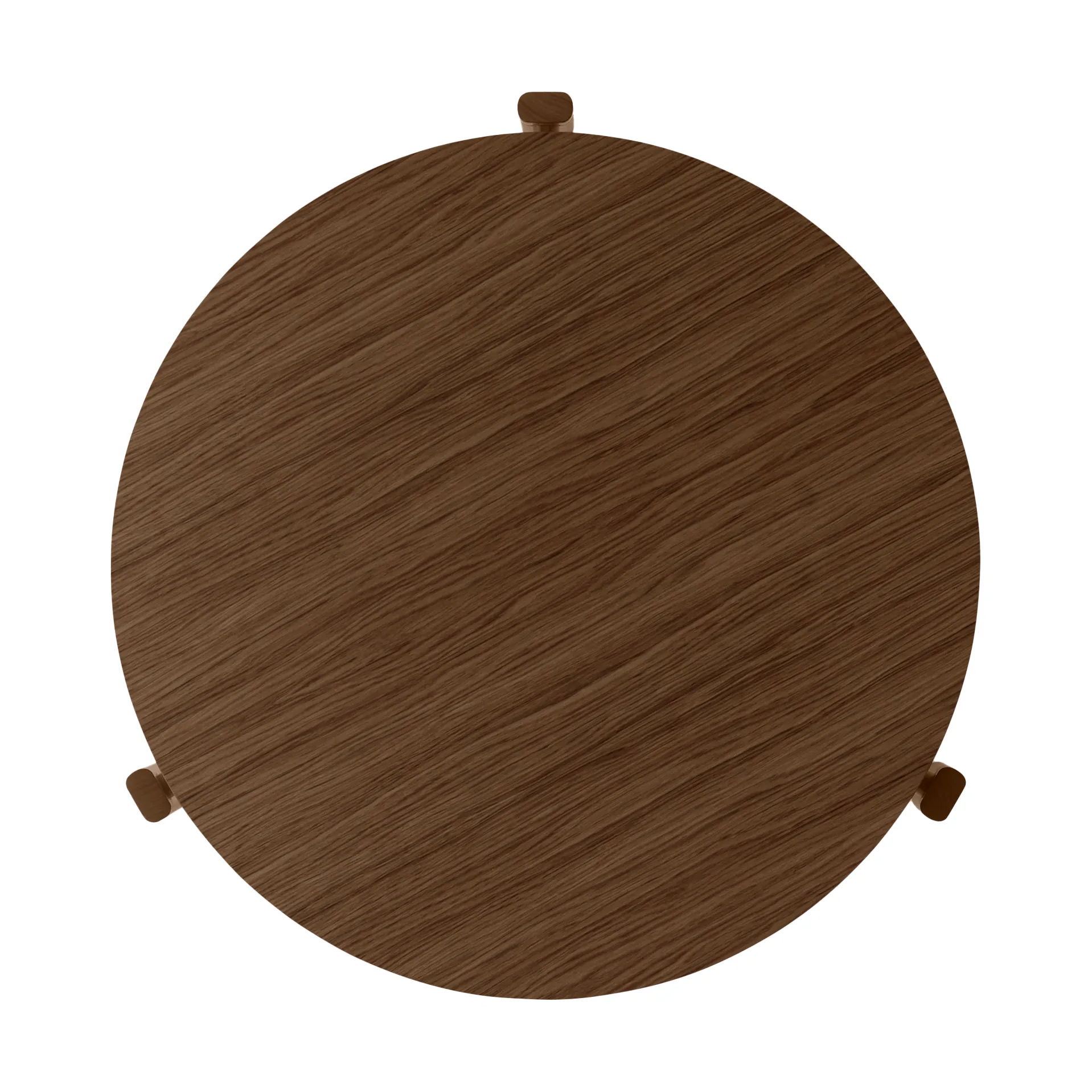 Mesa de centro Passage, Roble teñido oscuro, Ø70 cm Audo Copenhagen