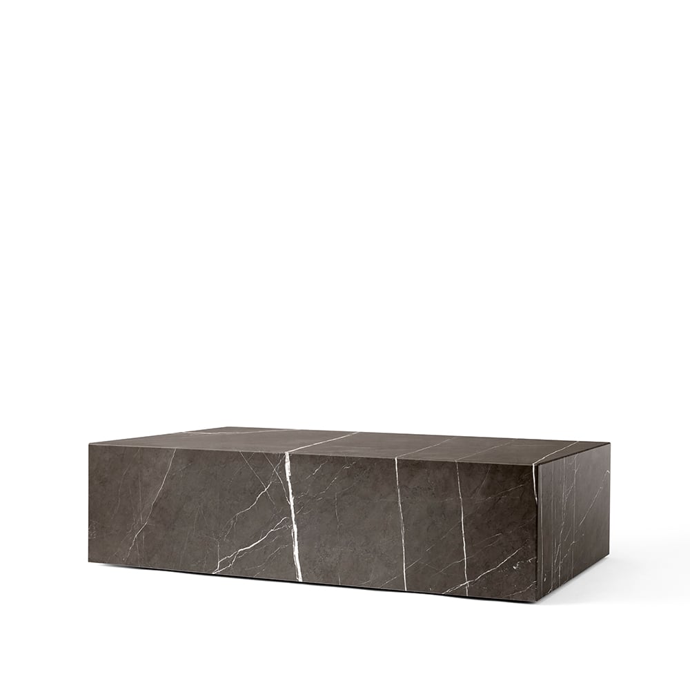 Audo Copenhagen Mesa de centro Plinth Grey, low | Decoración & Diseño Nórdico | Mesas de centro | Gris