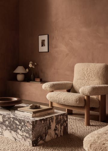 Mesa de centro Plinth - Multi, rose, low - Audo Copenhagen