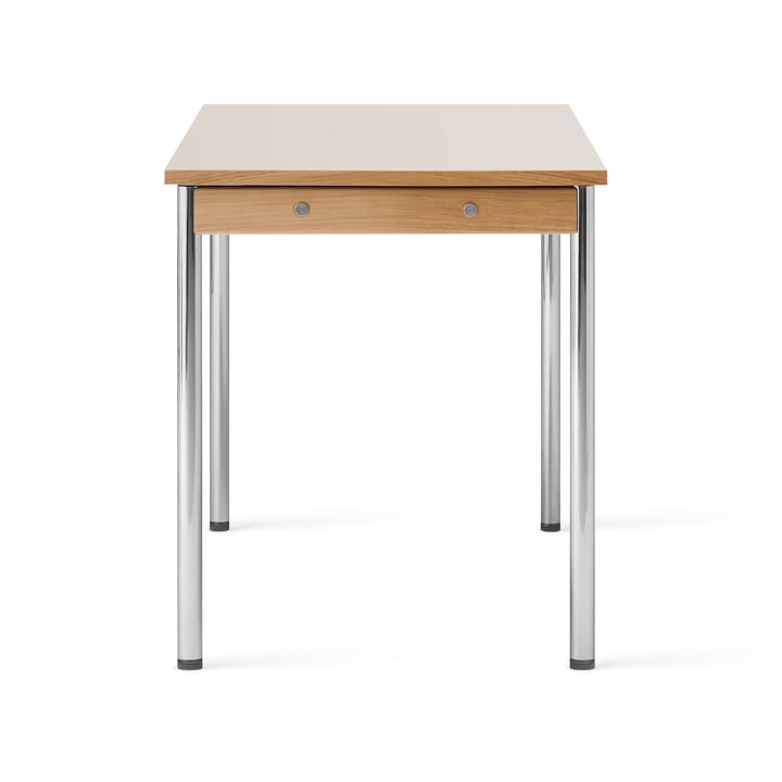 Mesa de conferencia Co Table 140x70cm, Chrome, laminate creme Audo Copenhagen