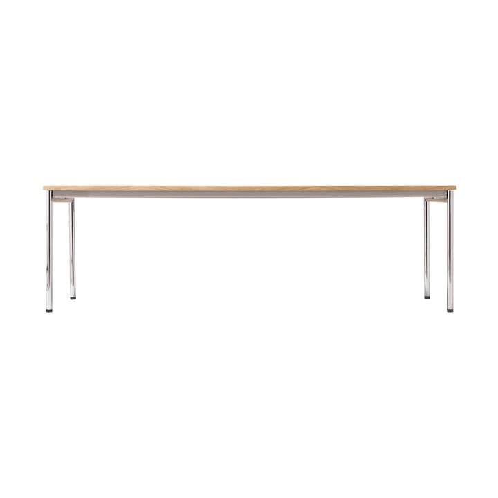 Mesa de conferencia Co Table 240x100cm, Chrome, laminate creme Audo Copenhagen