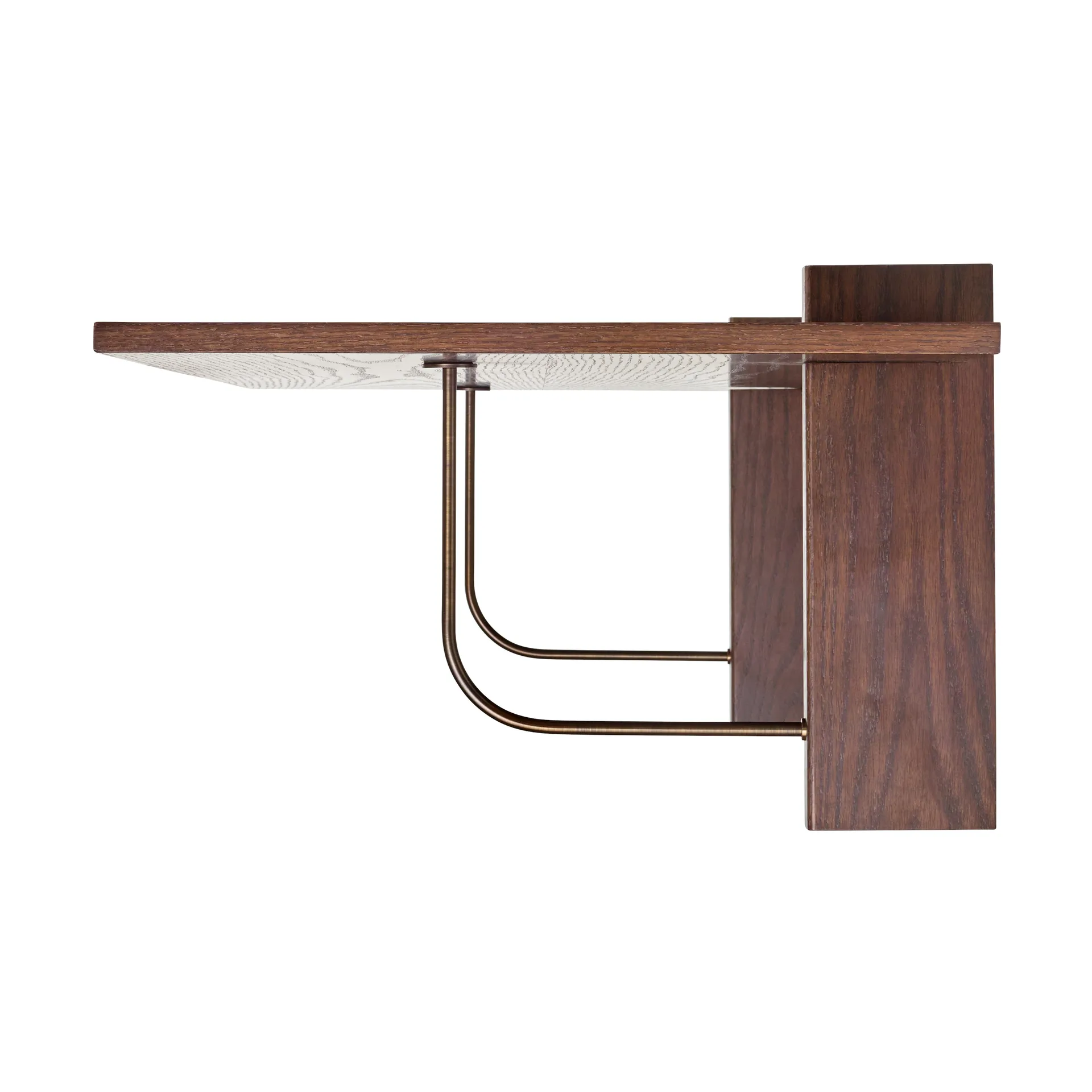 Mesa escritorio Corbel 100x45cm, Dark stained oak Audo Copenhagen