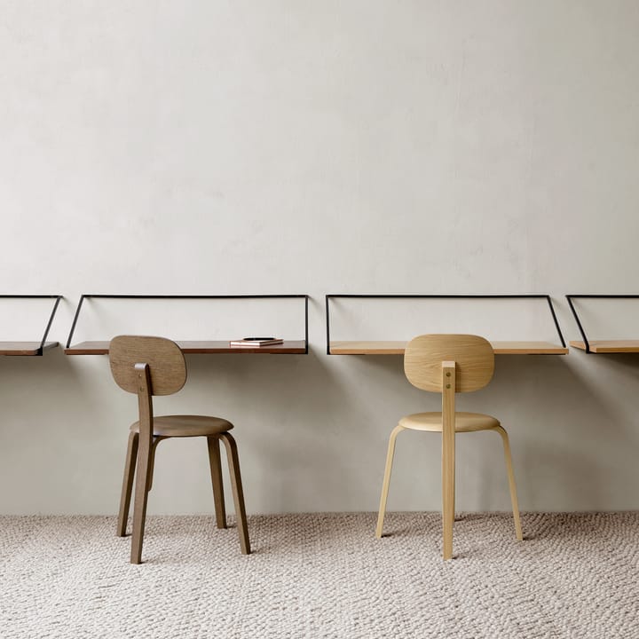 Mesa escritorio / Estantería Rail, Roble teñido oscuro Audo Copenhagen