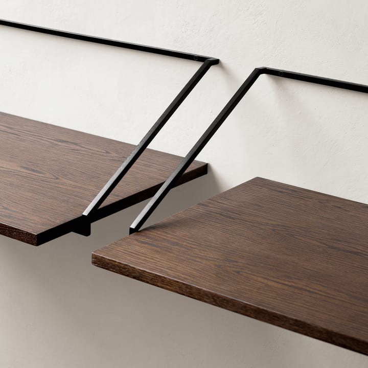 Mesa escritorio / Estantería Rail, Roble teñido oscuro Audo Copenhagen