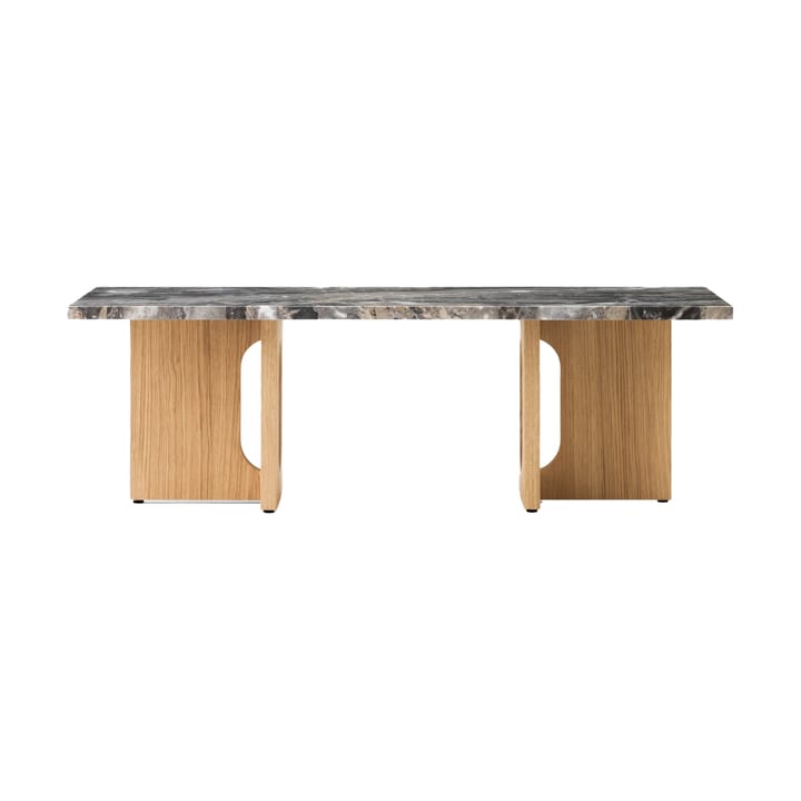 Mesa lounge Androgyne 45x120 cm - Grey galaxy-roble sin tratar - Audo Copenhagen