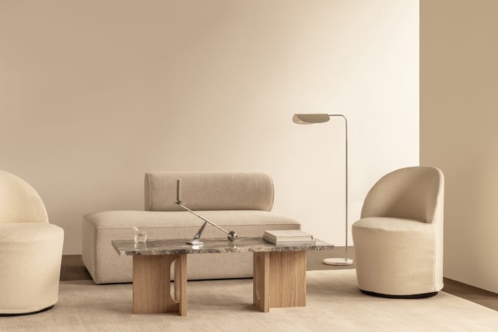 Mesa lounge Androgyne 45x120 cm, Grey galaxy-roble sin tratar Audo Copenhagen
