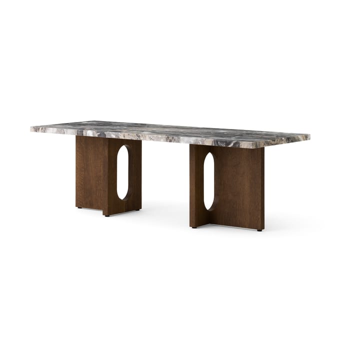 Mesa lounge Androgyne 45x120 cm, Grey galaxy-roble teñido oscuro Audo Copenhagen