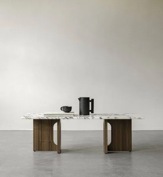 Mesa lounge Androgyne, Dark st. oak-Calacatta viola Audo Copenhagen