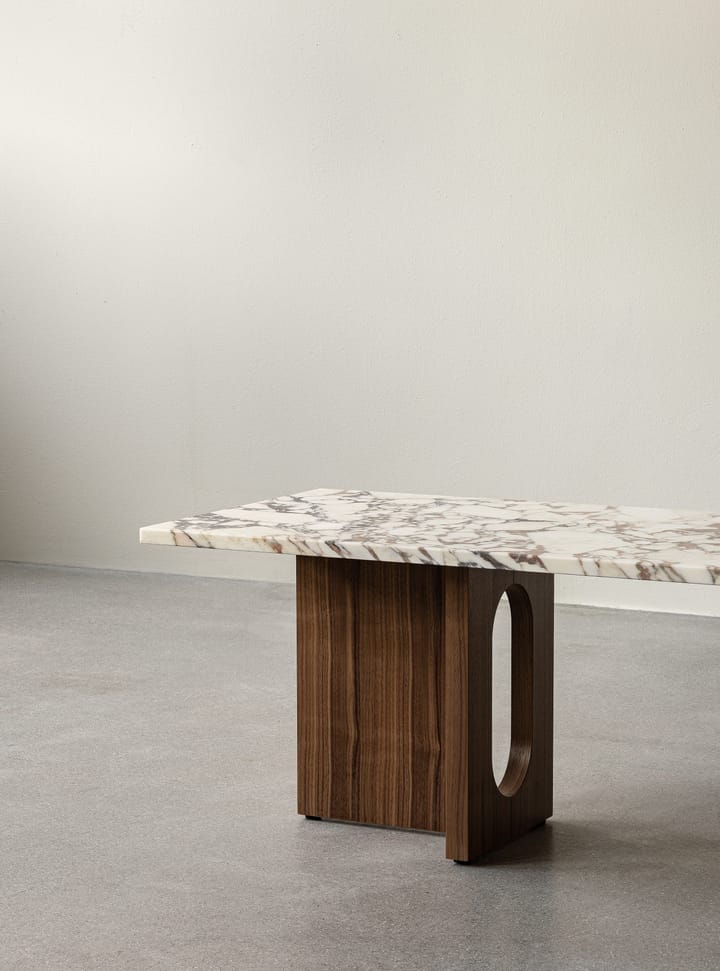 Mesa lounge Androgyne, Dark st. oak-Calacatta viola Audo Copenhagen