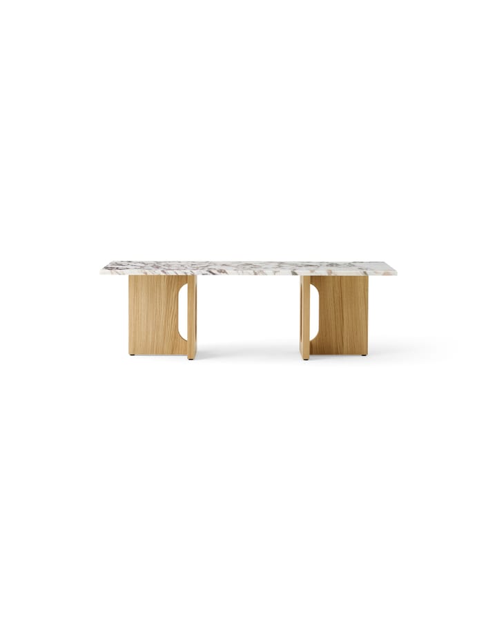 Mesa lounge Androgyne, Natural oak-Calacatta viola Audo Copenhagen