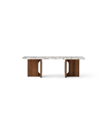 Mesa lounge Androgyne - Walnut-Calacatta viola - Audo Copenhagen