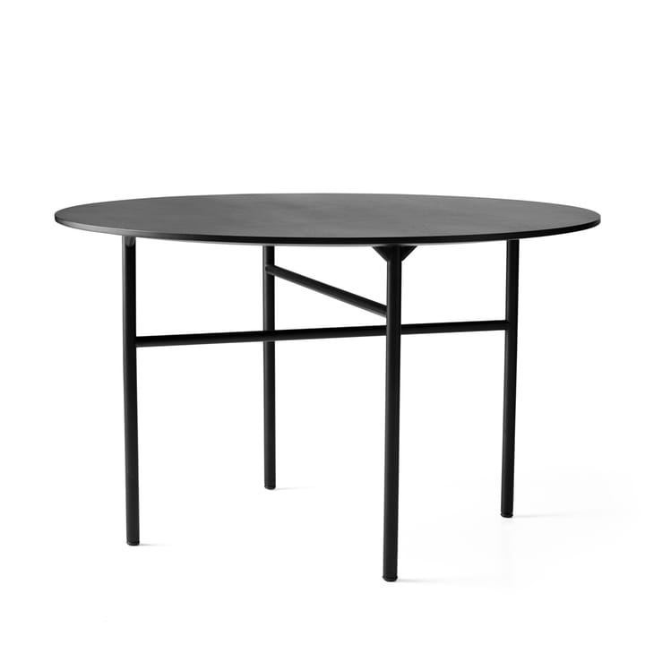 Mesa Snaregade redonda - Negro, Ø 120 cm - Audo Copenhagen