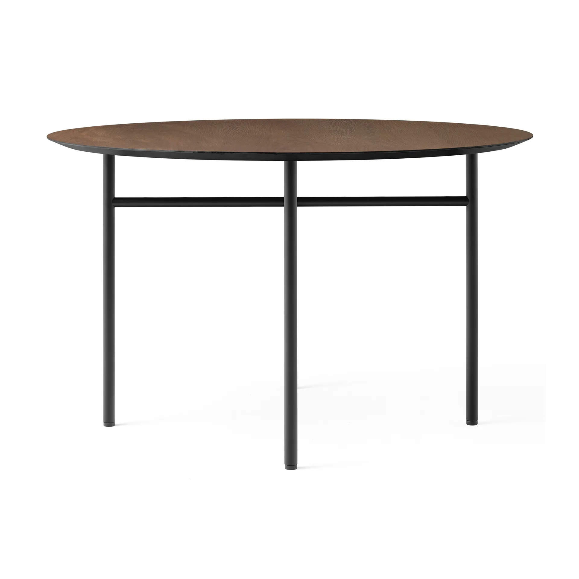 Mesa Snaregade redonda, negro-roble teñido, Ø120 cm Audo Copenhagen