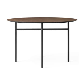 Mesa Snaregade redonda - negro-roble teñido, Ø120 cm - Audo Copenhagen