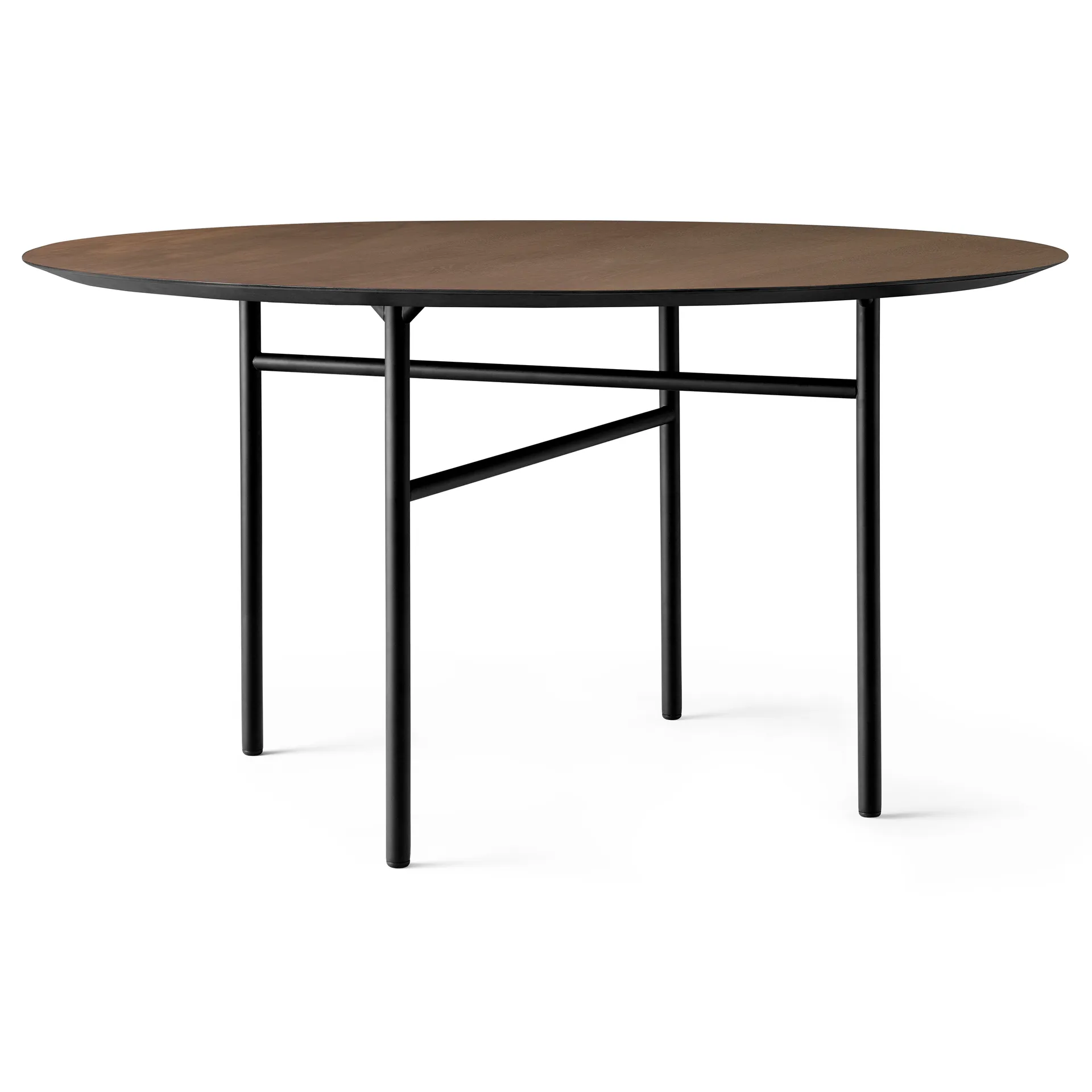 Mesa Snaregade redonda, negro-roble teñido, Ø138 cm Audo Copenhagen