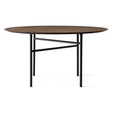 Mesa Snaregade redonda - negro-roble teñido, Ø138 cm - Audo Copenhagen