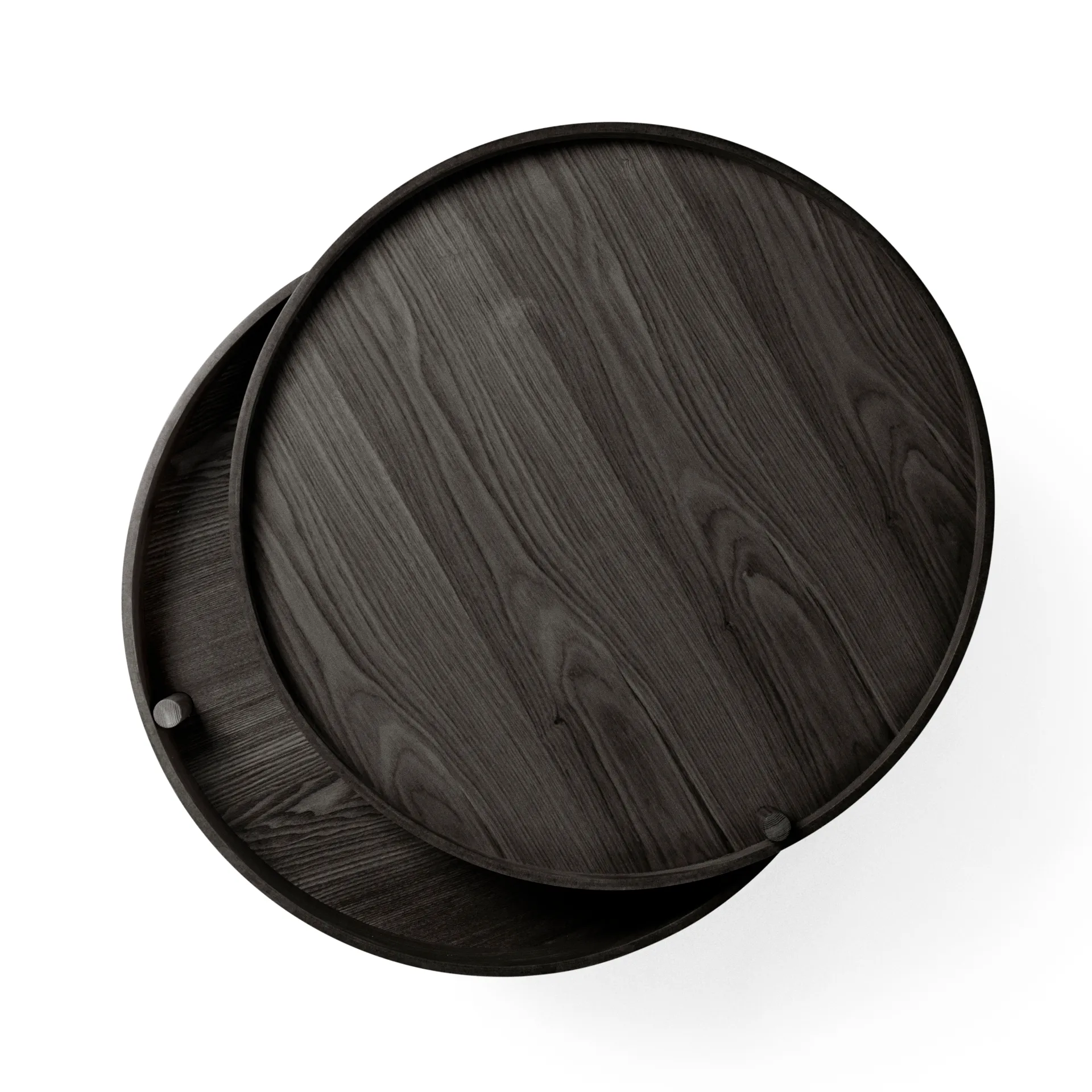 Mesa Turning, latón de fresno teñido de negro Audo Copenhagen