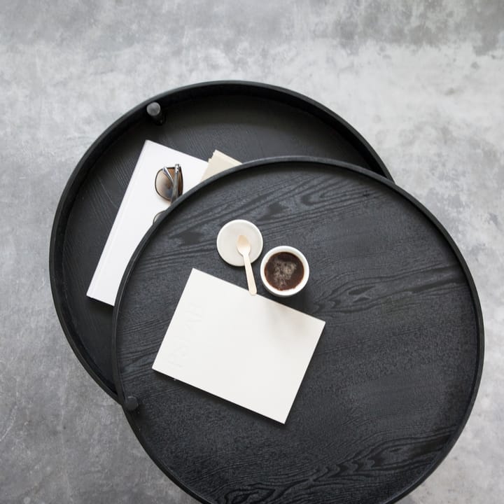 Mesa Turning - latón de fresno teñido de negro - Audo Copenhagen